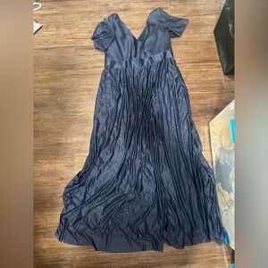 Elegant Navy Blue Gown